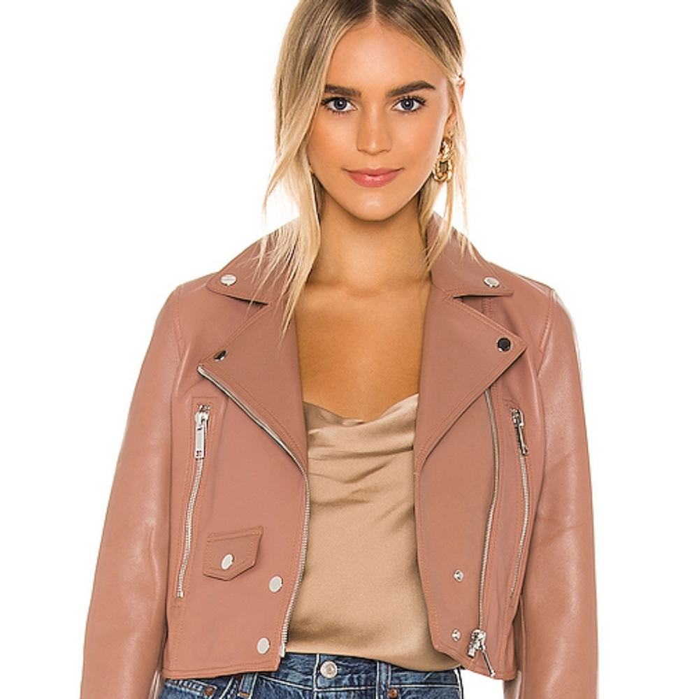 LTH JKT Mai cropped leather jacket
